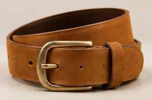 Ceinture en cuir véritable noire unie avec boucle ardillon rectangulaire argentée, moulée d'une seule pièce, durable, pour homme, style formel - Product Image 5