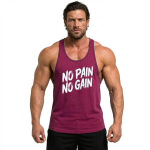 100% Polyester Casual Quick Dry Breathable Stretch <b>Tank</b> <b>Top</b> <b>White</b> Custom Print Fitness Training - Product Image 1