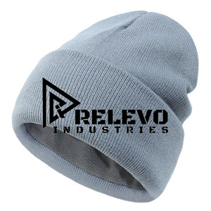 <b>Plain</b> Acrylic Wool Knit 3D Embroidery Beanie <b>Caps</b> Winter Warm Bennie Men Women Solid Beach Business Scenes Wholesale - Product Image 4