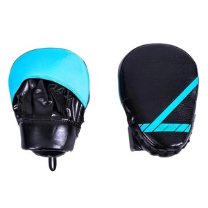 Escudo de Boxeo Muay Thai de PVC y Cuero PU Rojo y Blanco, Almohadilla de Entrenamiento Profesional Ajustable para MMA - Product Image 6