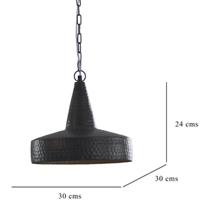 Lanterne suspendue en métal forgé noir, design martelé, lampe décorative pour la maison, lampe murale, lampe suspendue au plafond, lampe la plus vendue - Product Image 5