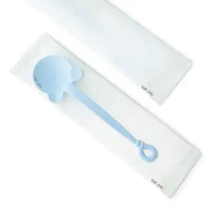 Plastic Bear Spoon Paper Single Pack