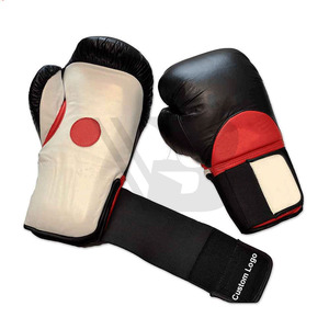 Guantes de Boxeo MMA de Entrenamiento, de Cuero con Cordones, Personalizables, Unisex, para Adultos y Jóvenes, Absorbentes de Humedad, de Alta Calidad - Product Image 1
