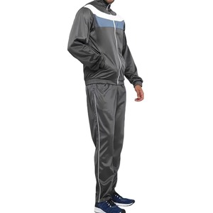 100% Polyester Quick Dry Men Tracksuit <b>Set</b> With Full Zip Jacket And Breathable Joggers Trendy Polyester Men Jogging Tracksuits - Product Image 4