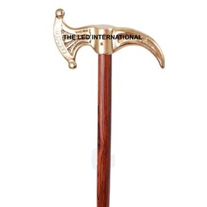 Bastón de Caminar de Madera Maciza Vintage de Lujo, Ligero y Portátil, con Mango Elegante y Duradero para Senderismo - Product Image 2