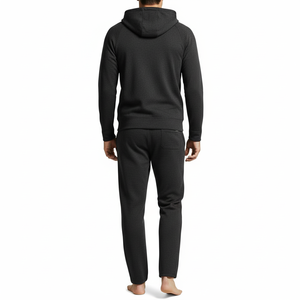 Men <b>Zip</b> <b>Up</b> Hoodie Tracksuit Set Custom Logo Sportswear Jogger Set Wholesale Gym Tracksuit - Product Image 2