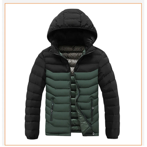 Chaqueta Acolchada para Deportes de Nieve, Chaqueta con Capucha a la Moda para Tallas Grandes, Teñido Liso - Product Image 6
