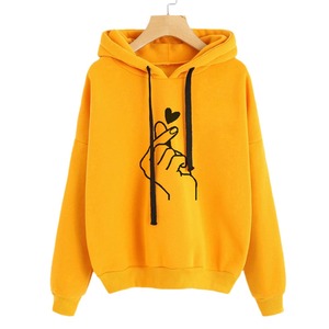 women hooded <b>sweatshirt</b> with <b>long</b> sleeves pullover style soft fabric simple casual design for everyday autumn outfits - Product Image 3