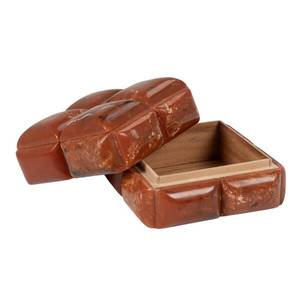 Luxury Handmade Resin Jewelry <b>Box</b> Modern Decorative Resin Storage <b>Box</b> with Lid Premium <b>Trinket</b> Organizer Single Tier - Product Image 1