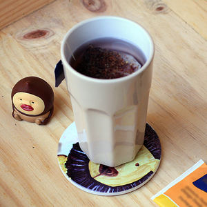 Eco-friendly Classic <b>Ceramic</b> Round <b>Coaster</b> with 11cm Width for Sublimation Blank DIY and Souvenir Shops - Product Image 4