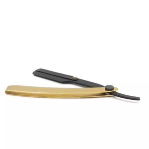 Rasoir de Barbier Turc Professionnel en Gros, Lame Unique en Acier Inoxydable, Manche en Plastique Blanc de Haute Qualité, Utilisation Durable pour le Visage - Product Image 5