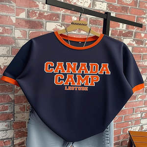 Camisetas de Manga Corta de Algodón Lisas al por Mayor, Venta Caliente, Impresión de Logotipo, Suministro Saludable al Tacto, Camisetas de Hombre de Buena Calidad - Product Image 3