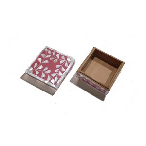 Collection de dessus décoratifs faits à la main meilleure boîte de nacre de marqueterie d'os de MDF de conception avec la conception de haute qualité pour la collection de cadeaux - Product Image 1