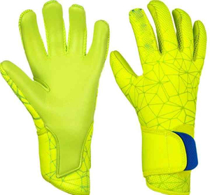 Guantes de Portero de Fútbol Blancos de Cuero PU Antideslizantes Transpirables con Protección para los Dedos Correa de Muñeca Ajustable Equipo Deportivo Unisex - Product Image 6