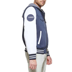 Unisex Customized Logo <b>Baseball</b> <b>Bomber</b> <b>Jacket</b> Casual Fleece Plus Size Breathable Waterproof Eco-Friendly Quick Dry Heavyweight - Product Image 4