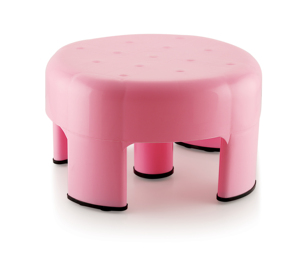Otomana Redonda Moderna de Cuero PU con Parte Superior Acolchada para Muebles de Sala de Estar - Product Image 3