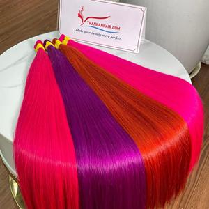 Vente en gros de cheveux en vrac de haute qualité pour cheveux humains vierges vietnamiens couleur ombre sans perte ni enchevêtrement - Product Image 4