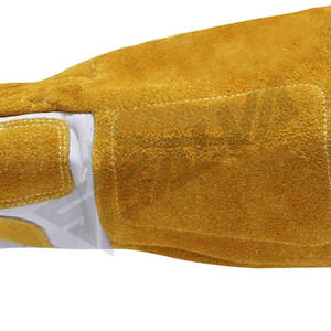 Guantes de Trabajo de Cuero Vacuno Resistentes y Reutilizables de Diseño Personalizado, Guantes de Seguridad de Alta Calidad - Product Image 5