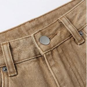 Pantalones Cortos de Mezclilla Holgados y Extra Grandes para Hombre, Estilo Vintage 2024, Tejido Denim, Corte Holgado, Casual, Moderno, Cómodo, Duradero, Nuevo - Product Image 4