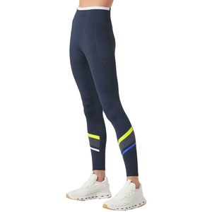Leggings de Yoga de Cintura Alta y Longitud Completa de Index Sportswear con Franja Lateral en Contraste, Costuras Invisibles, Spandex, Nailon, Elástico en Cuatro Direcciones - Product Image 5