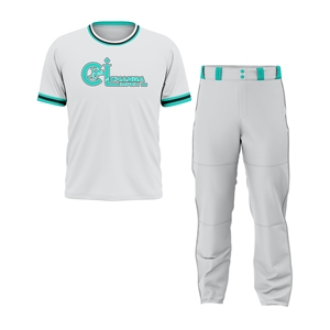 Tenue complète de softball unisexe personnalisable : maillot et pantalon respirants à manches courtes sublimés - Product Image 1