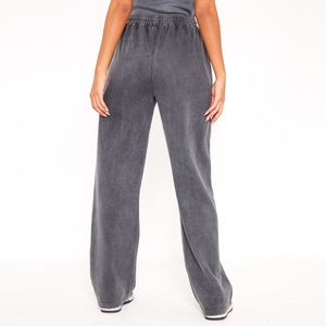 <b>Women</b> High Waist Drawstring Wide Leg Cotton Sweatpants Wholesale Oversized Jogger Blank Loose Solid <b>Lounge</b> Wear Plus Size Fla - Product Image 5