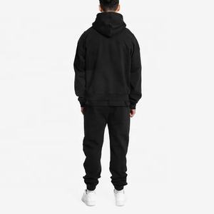 Chándales negros personalizados, chándal para hombres, ropa de entrenamiento para hombres, ropa para correr para Primavera, chándal en blanco, chándal, conjunto de Jogger personalizado - Product Image 4