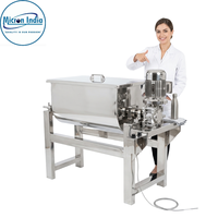 Mélangeur à ruban horizontal industriel en acier inoxydable 100L pour poudres et granulés |   Moteur à induction robuste à revêtement sec
