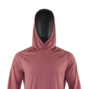 Sweat à capuche à manches longues pour homme UPF 50 Séchage rapide Couleur unie Vêtements de pêche Pull-over Chemise Adulte 100% polyester - Product Image 6