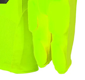 Custom American Football Jersey Set <b>Neon</b> Green Sleeveless V-Neck Breathable Mesh Uniform with for Men - Product Image 3