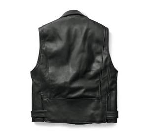 Gilet en cuir Harley Davidson vintage - Gilet en cuir authentique pour motards - Product Image 5
