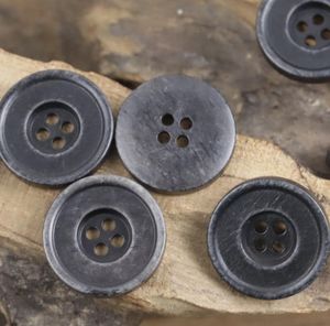 Natural Buffalo Bone Buttons Handcrafted Eco-Friendly Minimalist Wedding Customized Color Multi-piece Package Handmade <b>Shirt</b> - Product Image 3