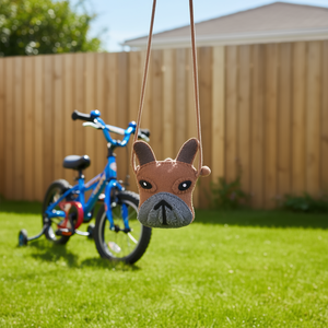 Sac à visière en feutre à rayures pour accessoires de vélos pour enfants - Product Image 3