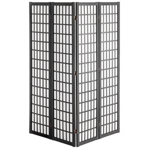 Divisorio per Stanza in Stile Artistico Giapponese a 4 Pannelli, Schermo Portatile per Privacy Interna con Funzione Decorativa Pieghevole - Product Image 2