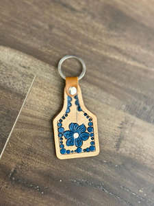 Porte-clés en cuir taillé sculpté à la main Porte-clés en cuir de forme exotique mignon Accessoires en cuir taillé Porte-clés mignons pour unisexe - Product Image 4