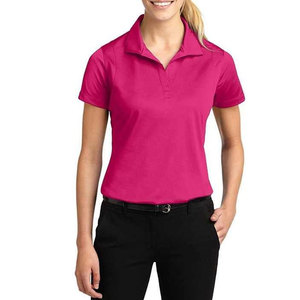 Polo de golf personnalisé pour femme, séchage rapide, respirant, uni, avec logo personnalisé, décontracté, imprimé - Product Image 1
