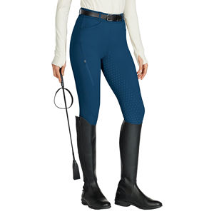Pantalones de Montar a Caballo de Primera Calidad con Agarre Completo en los Asientos, Pantalones de Equitación de Cintura Alta para Mujer con Bolsillos Laterales - Product Image 1