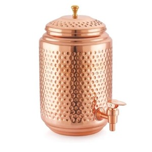 Dispensador de Agua de Cobre de 5 Litros con Grifo de Latón, Dispensador de Bebidas de Cobre para Restaurantes, Servicios de Catering, Venta al por Mayor - Product Image 2