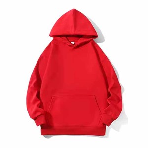 Sweat à capuche épais de haute qualité pour homme, style streetwear vintage personnalisé, couleur unie, coupe oversize pour l'hiver - Product Image 4