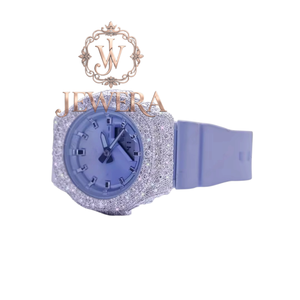 Reloj de Goma Resistente al Agua Mossinate con Diamantes, Reloj Funcional para Hombres y Mujeres en Movimiento, Disponible a un Precio Razonable - Product Image 1