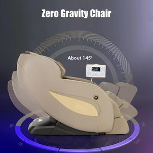 Fauteuil de massage électrique de luxe 4D à gravité zéro, avec fonction Shiatsu corps entier, commande vocale IA, fonction musicale et revêtement en cuir PU – Meilleures ventes - Product Image 6