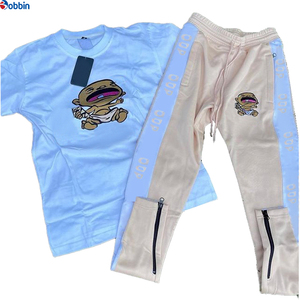 Conjunto de Ropa para Hombre, Estilo Casual, Unisex, Personalizado con Impresión por Transferencia de Calor, Conjunto Deportivo de Verano, Camiseta y Pantalones Deportivos - Product Image 5