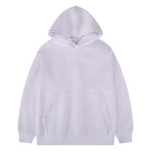 เสื้อฮู้ดดี้ผ้าฝ้ายโพลีเอสเตอร์สำหรับผู้ชายเสื้อสเวตเตอร์ปักไซส์ใหญ่พิเศษ320กรัมแบบกำหนดเองได้สำหรับฤดูหนาวไม่มีสีพื้น - Product Image 5