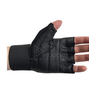 ถุงมือกันบาดระดับ 5 สีดำ ครึ่งนิ้ว สำหรับทุกเพศ ทนทาน ระบายอากาศได้ดี ป้องกันการบาด ป้องกันการกระแทก เหมาะสำหรับมอเตอร์ครอส - Product Image 4