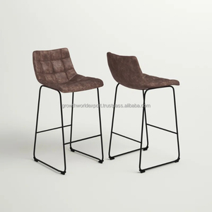 เก้าอี้เหล็กและหนังสำหรับเฟอร์นิเจอร์ร้านอาหารชุดเก้าอี้2 2025ทันสมัยราคาไม่แพง - Product Image 2