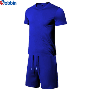 High Street Summer Breathable Customized Comfortable Unisex Men's Oversized T-Shirt <b>Sets</b> Solid Jogger <b>Set</b> Plus Size Men's <b>Set</b> - Product Image 1