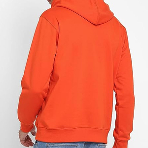 Sudadera con Capucha Unisex Naranja, Material Spandex/Algodón, Talla Adulto, Bolsillo Frontal, Capucha con Cordón, Impermeable, Ecológica, para Invierno - Product Image 2