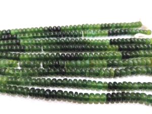 Perles de serpentine naturelle, rondes, lisses, 8 mm, teintées, 8 pouces de long - Product Image 2