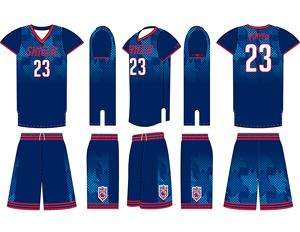<b>Mens</b> Basketball Uniform <b>Set</b> Printed Sublimated Reversible Jerseys <b>Shorts</b> Breathable Lightweight Design for Teamwear School - Product Image 3
