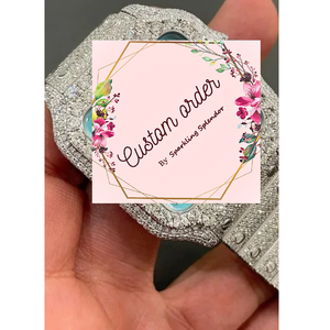 นาฬิกาโมอิสซาไนต์หน้าปัดสีน้ำเงินแบบกำหนดเองได้ ประดับเพชรฮิปฮอปสำหรับผู้ชาย ตัวเรือนสแตนเลสสตีล ระบบกลไกอนาล็อก - Product Image 2